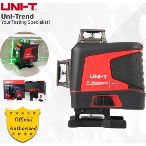 UNI-T LM576LD high-precision 16-line green laser leveler; horizontal and vertical measurement of buildings/doors and windows