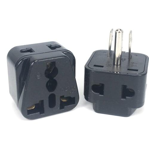JP US Plug Adapter Universal AU UK EU To US Travel Power Adapter AC Converter American Japan Plug Outlet Electrical Socket