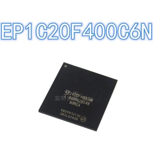 1PCS Original EP1C20F400C6N BGA-400 EP1C20F400C6 BGA400 Embedded-FPGA (Field Programmable Gate Array)