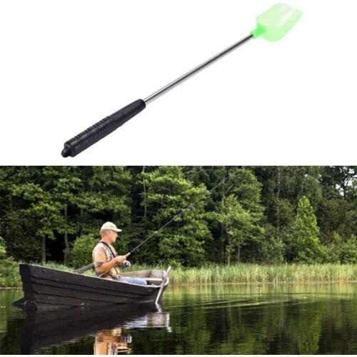 1PCS Plastic Bait Casting Scoop for Feeding Particles Boilies Carp Fishing Fish Bait Tool 12mm Thread Toss Throw Spoon