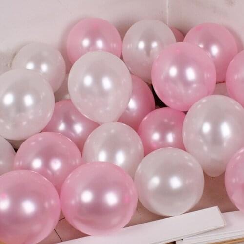 20 50 pcs/lot 10" 1.5g mix Colorful Pearl Gold White Latex Balloon Celebration Wedding Decorations Happy Birthday Party Supplies