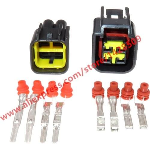 5 Sets 4 Pin FWY-C-4F-B For Furukawa Auto Connector Waterproof Electrical Plug Connector 12444-5504-2 Female Male