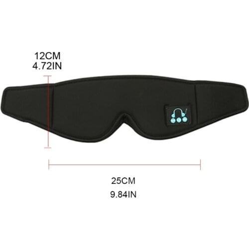 Bluetooth Wireless Relieve Fatigue Music Sleeping Eye Mask Sleep Headphones Soothing Noise Reduction Sleep Aid Goggles F2TC