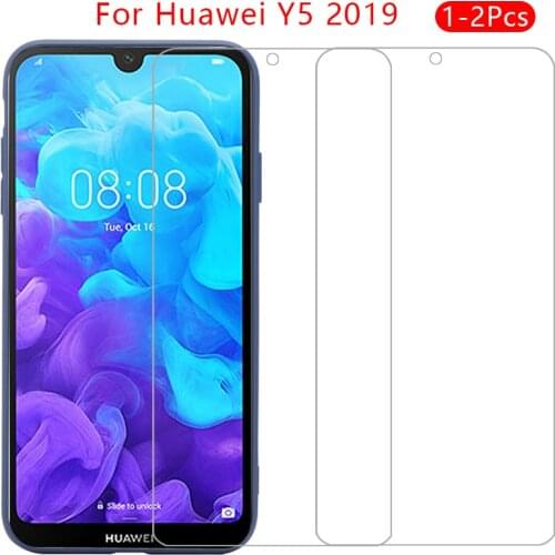 Case for huawei y5 2019 cover tempered glass screen protector on y 5 5y y52019 5.71 protective phone coque bag accessories armor