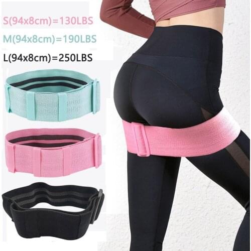 Home Fitness Resistance Bands Anti-Slip Hip Circle Pilates Rubber Loop Sports Gym Elastic Training Workout Yoga Exercise