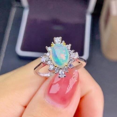 Elegant Engagement Gift Best Quality100% Natural and Real Tanzanite Ring 925 sterling silver Ring