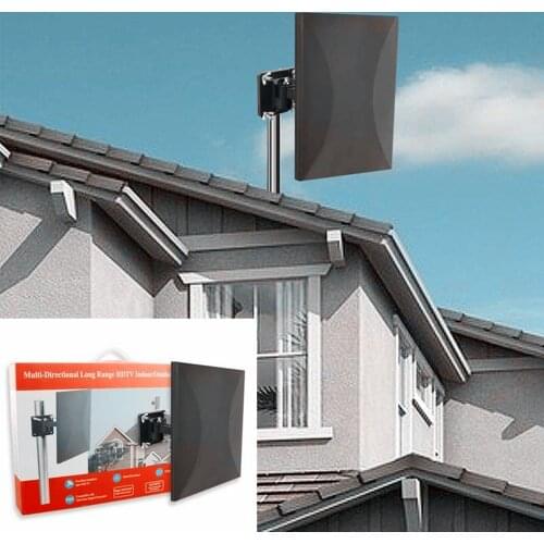Hengshanlao Outdoor Smart Digital HDTV Antenna 5000 Mile TV Antenna Signal Reception Amplifier Booster ATSC DVBT/DVBT2 TV Aerial