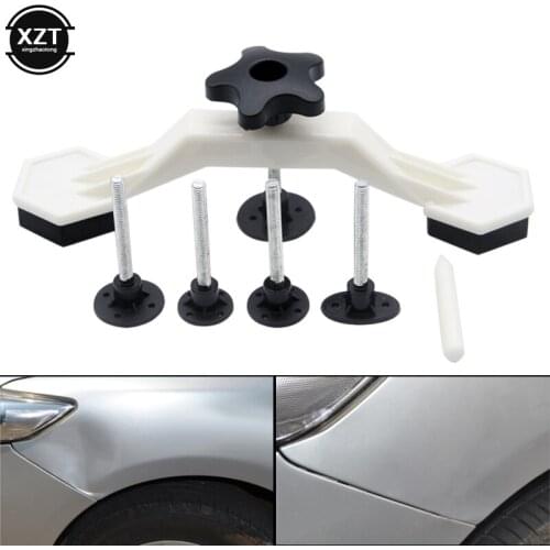 Car Dent Repair Body Damage Fix Tools Pulling Bridge Puller Dent Removal Glue Tabs Hand Repair Tool Kit Paintless Universal