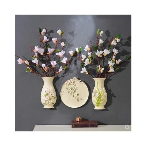 Beautiful vases, wall decorations, creative three-dimensional wall coverings, decorative plate pendants