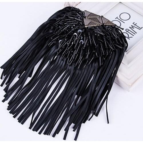 Creative Clothing Accessories Jewelry Blazer Chain Tassel Patch Epaulette Shoulder Bag Luggage Shoes Beaded Shoulder Flower