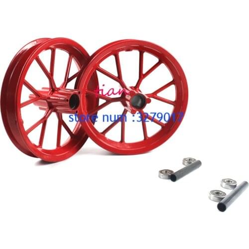 Free Shipping New High Performance 222mm Front and Rear Tire Aluminium Alloy Wheel Rim Fit for 49cc Mini Moto Pocket Dirt Bike