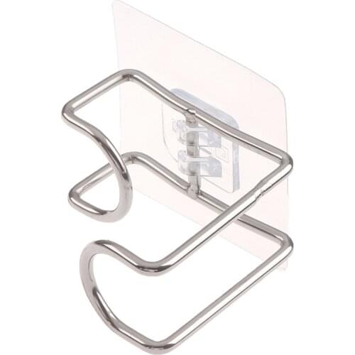 Bathroom Kitchen Traceless Washbasin Save Space Organizer Wall Mount Hook Holder Adhesive Storage Rack Punch-free Sticky