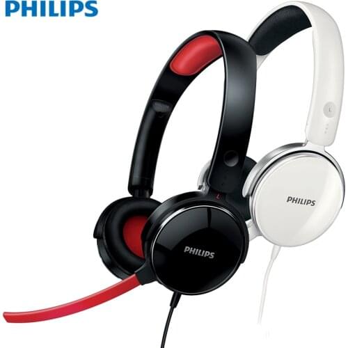 Original Philips SHG7210 headphone game learning music with microphone headset compatible with Windows IPhone iOS/Android Phone