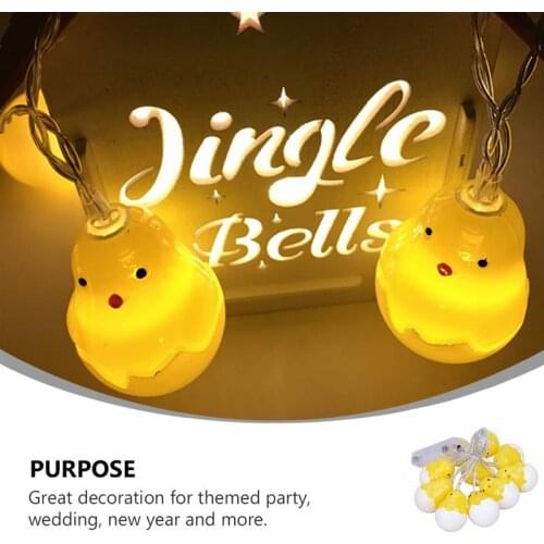 Easter Chick Egg String Light Themed Party Holidays Festival String Light Easter String Lights Easter Decorations For Home Decor