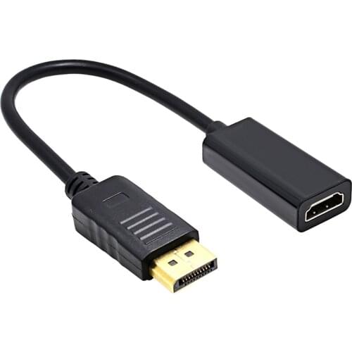 DisplayPort DP Male to HDMI-compatible Female Cable Adapter Display Port Converter for Projector Laptop #260151