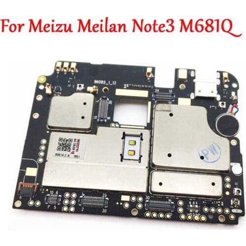 Full Work Unlock Mobile Electronic Panel Motherboard Circuits Flex Cable For Meizu Meilan M3 note3 note 3 MB Plate