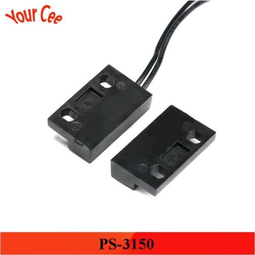 PS-3150 Normally Open Proximity Magnetic Sensor Reed Switch For Door Window Contacts 30cm Wire