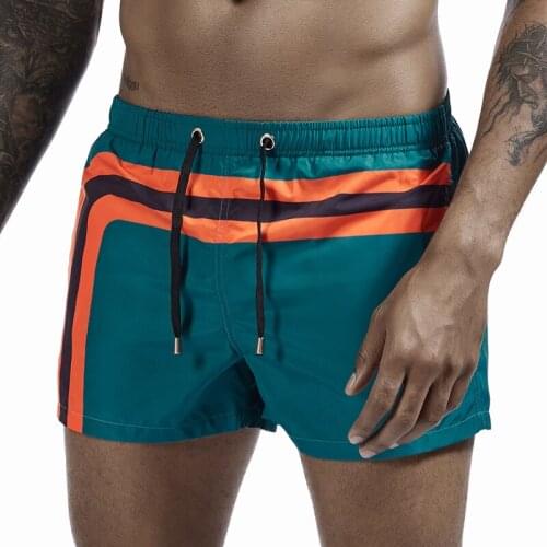SD56 2020 new summer beach shorts sexy patchwork swimsuits men board swimming trunk boxer briefs men swimwear pool swim briefs