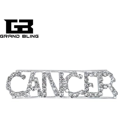 Constellation Theme BlingBling Crystal Brooch Gift "CANCER" Lapel Pin