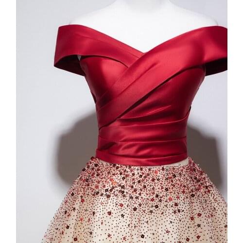 Wine red star sequin beading ball gown dress Renaissance Gown queen dress Victorian/Marie Antoinette Belle