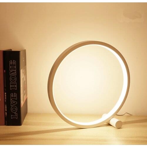 Lámparas De Mesa Bright Modern Bedside Led Table Lamp For Bedroom