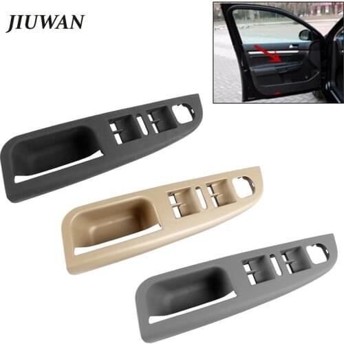 1 Pcs Black/Gray/Beige Car Window Control Switch Panel Decoration Cover For VW Jetta Golf MK5 MK6 MK3 2005-2014 1K4868049C