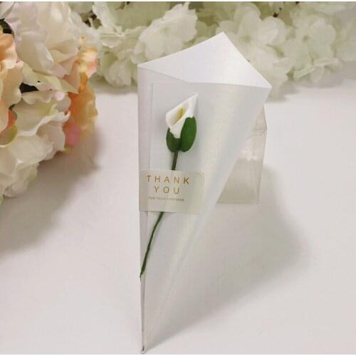 100 x DIY Kraft Paper for Gift Box Candy Box Cones Bouquet Flower Packaging Wedding Party Christmas Decor Crafts Supplies