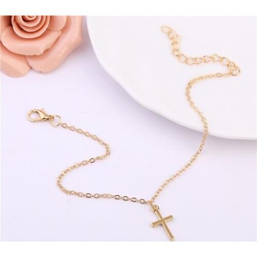 Bohemia Style Star Anklet Fashion Multilayer Foot Chain 2021 Fashion Cross Ankle Bracelet For Women Beach Accessories Gift