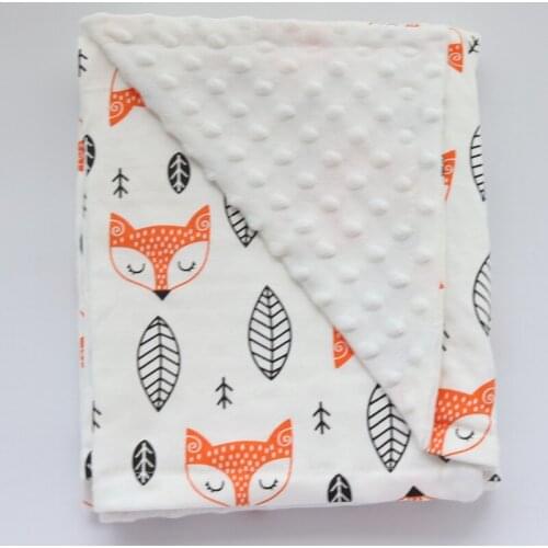 Baby Blanket Thermal Fleece Owl Animal Newborn Baby Bedding Blankets Infant Swaddle Nap Receiving Stroller Wrap Blanket