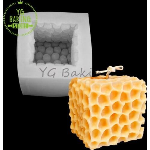 Dorica New Honeycomb Diy Craft Soap Mold Silicone Cake Mould Cake Decoration Kitchen Tools Bakeware Pastry Supplies