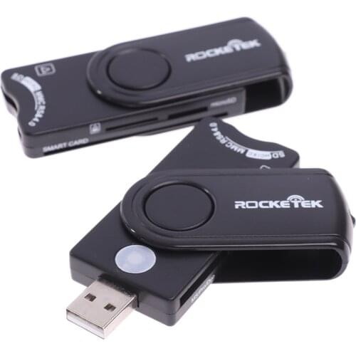 Card Reader USB 3.0 Multi Memory Smart Card Adapter For Military CAC ID Bank SIM