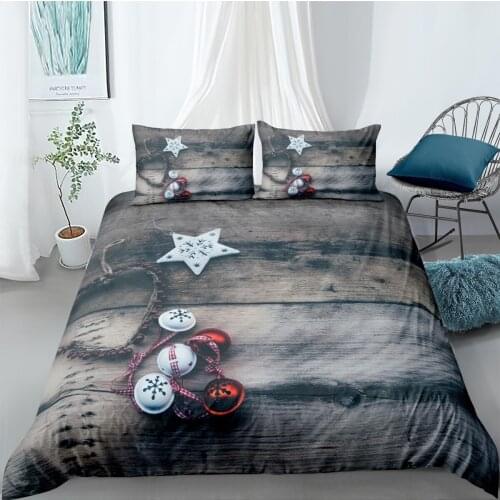 3D Duvet Cover Sets Bedding Set Comforter Covers Bed linens Full Twin Single Double Size Small Bell Custom Design Bedding sets