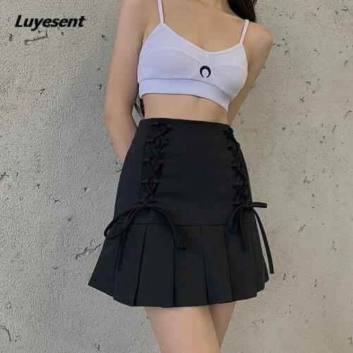 Женские юбки в складку Luyesent China At AliExpress