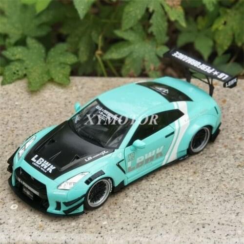 New 1:18 Solido LBWK Nissan GTR R35 Type 2 Wide body Metal Diecast Model Car Toys Gifts Display Collection Ornaments