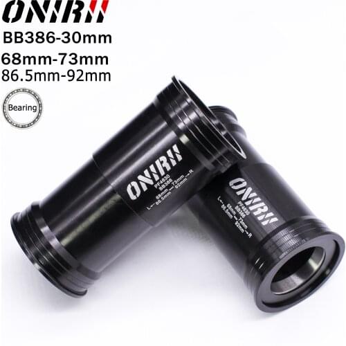 ONIRII BB386 30mm Bicycle Bottom Brackets Press Fit Axis For MTB Road Bike Parts BB30 Crankset For SRAM 68/73mm 46mm New