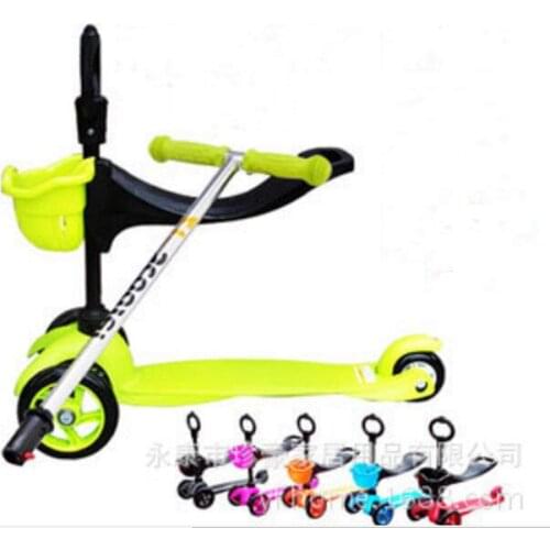 Wholesale Multifunctional three-in-one scooter Flash Foot Scooters Kick Scooters