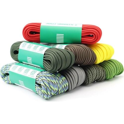 31M Paracord For DIY Beads Paracord Cord Lanyard Bracelet Braided Rope Camping Rope 4mm