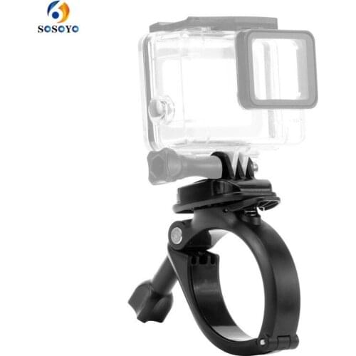 360 Rotary Clamp Handlebar Pole Tube Mount Fixed Base For GoPro Hero 7 6 5 4 Xiaomi Yi 4K Sjcam Sport Action camera Accessories