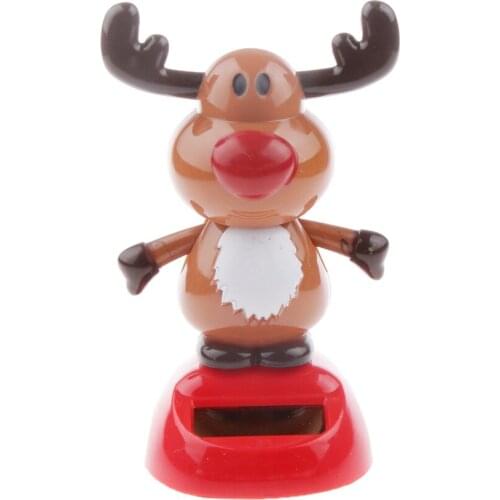 Lovely Solar Power Swing/Shaking Head/Dancing/Flapping Dolls Car Interior Ornament Home Decor for Kids Toy Birthday Gift