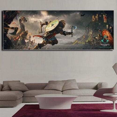 Modern Painting Assassins Creed Poster for Home Decoration Canvas Painting HD Printed Wall Art Pictures Posters And Prints