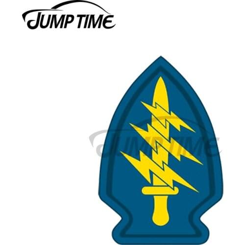 Jump Time 13 x 5.8cm For 1st Special Forces Command Airborne Car Sticker Motorcycle Decoration Scratch Proof Waterproof Decal