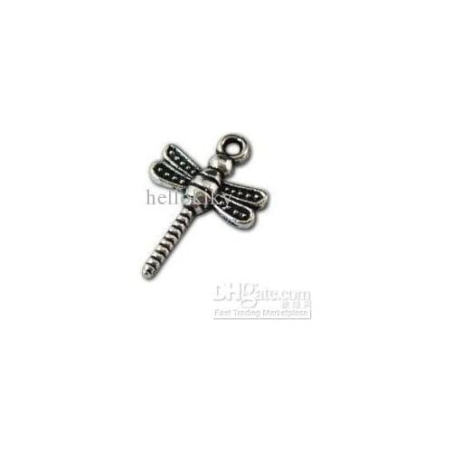 1500pcs Tibetan silver dragonfly charm A11441