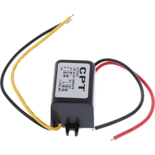 2pcs Power Supply 12V To 3.3V 3A 10W Car Voltage DC-DC Converters Module