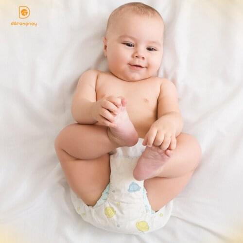 Diapers Dorahoney Premium Care Panties Infant 31pcs Disposable Diapers Size S Diapers Newborn High-Absorption Breathable Diapers