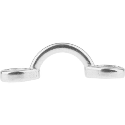 316 Stainless Steel Boat Yacht Deck Pad Eye Rigging Set Deck Loops Boat Hardware