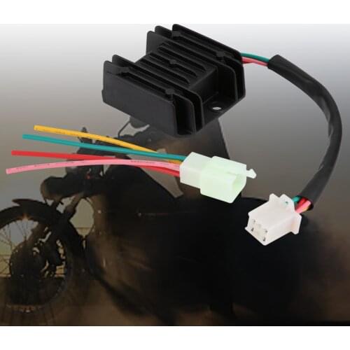 4 Wires Voltage Regulator Rectifier For Motorcycle Boat Motor ATV GY6 50 150cc Scooter For Motorcycle DIY Engines Etc