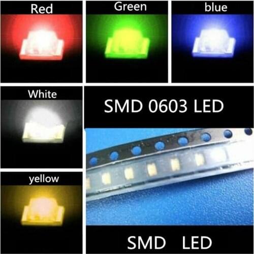 4000pcs/lot LED 0603 SMD Red colors 4 Kpcs/roll 1.8V 2.4V