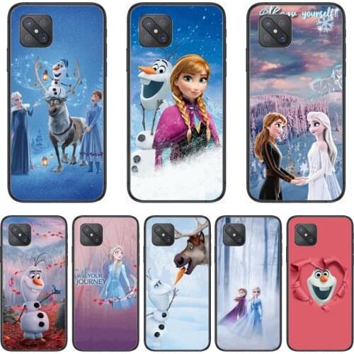 Mobile Phone Case with Disney Frozen Elsa Anna and Snowman Olaf and Reindeer Sven Fashion Phone Case cover For OPPO A91 9 83 79