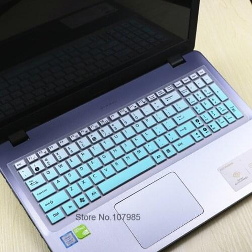 Colorful Silicone laptop keyboard cover Skin For Asus UX501JW TP550 A555LD A751L A501LB/UB N56 U50 UL50 UX50V UX51 E56C