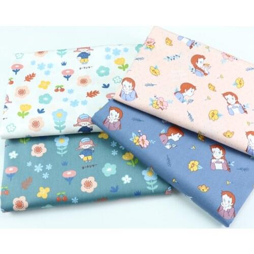 Making Clothes Sewing Patchwork Quilt Tissus Material Diy Fabrics Princess For Baby Girl Dress Pillow Decor Ins Cotton Fabric